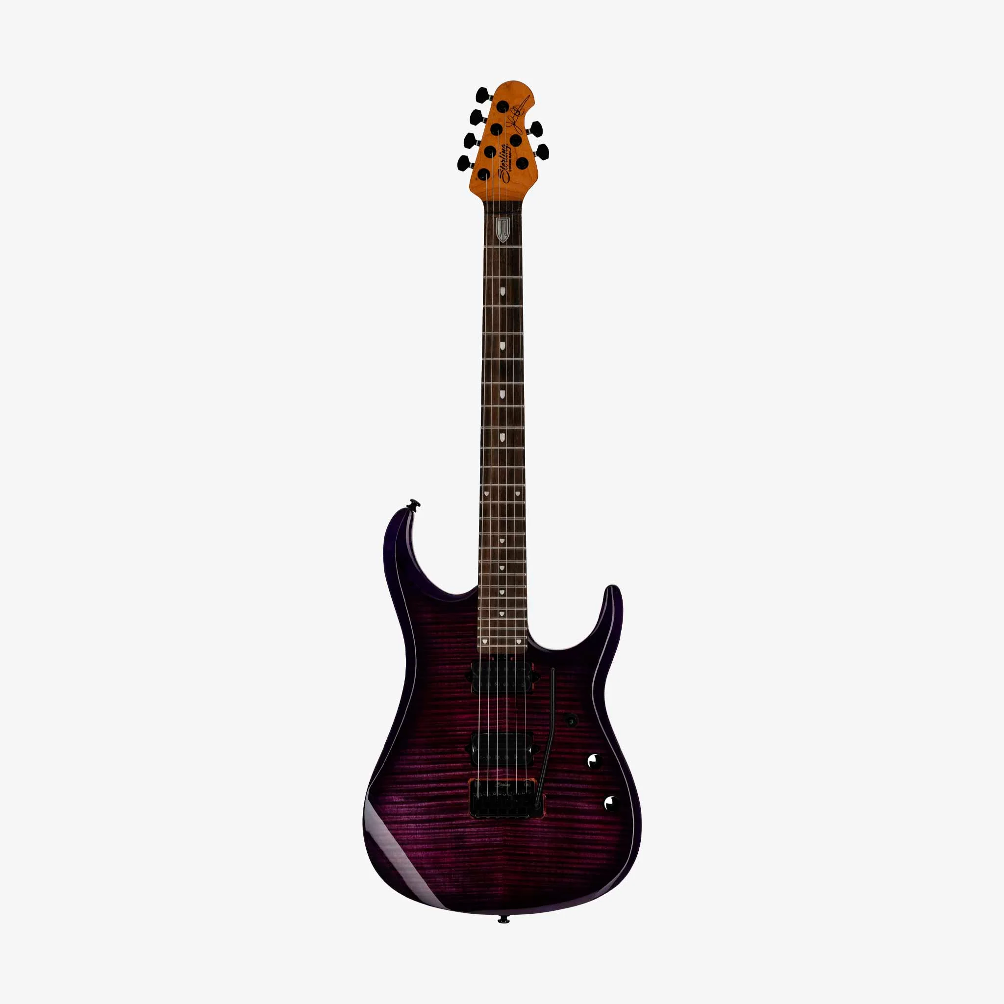Sterling By Music Man JP150 John Petrucci Signature Electric Guitar - Purple Nebula, Ebony Fingerboard