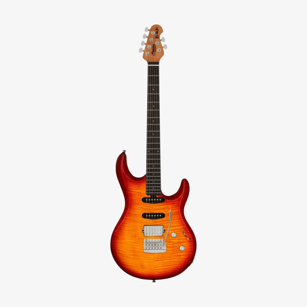 Sterling By Music Man LK100 Steve Lukather Signature Electric Guitar - Heritage Cherry Burst