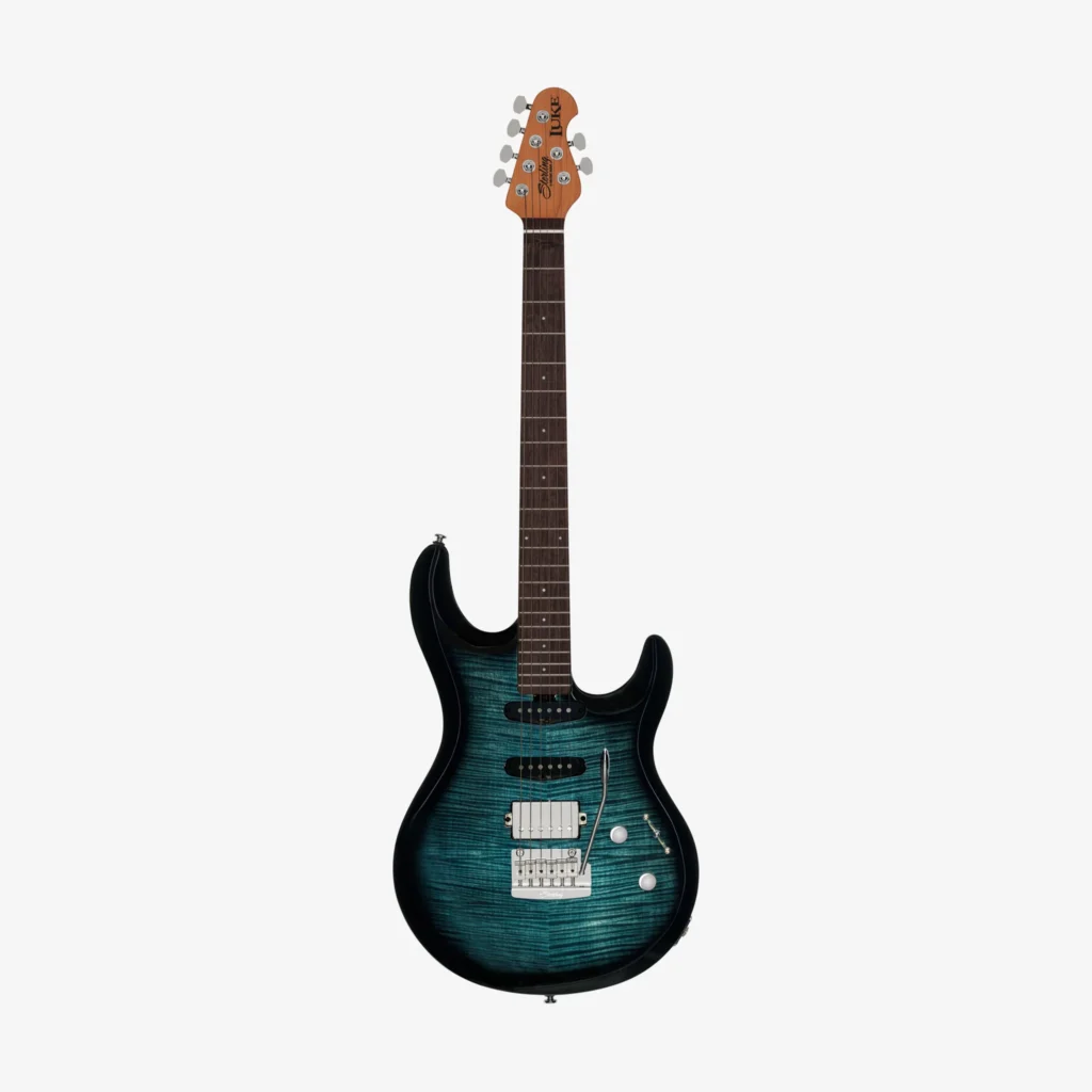Sterling By Music Man LK100 Steve Lukather Signature Electric Guitar - Yucatan Blue