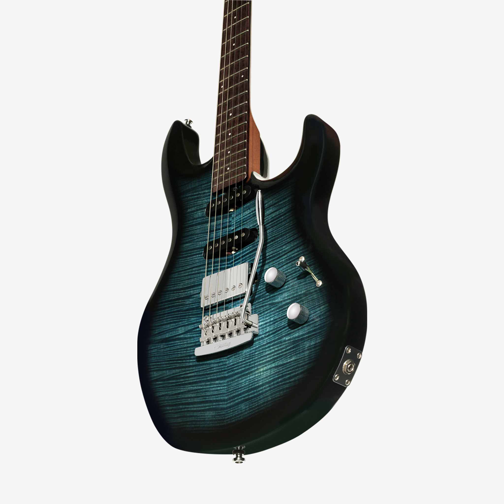 Sterling By Music Man LK100 Steve Lukather Signature Electric Guitar - Yucatan Blue
