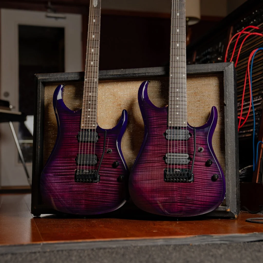Sterling By Music Man JP150 John Petrucci Signature Electric Guitar - Purple Nebula, Ebony Fingerboard