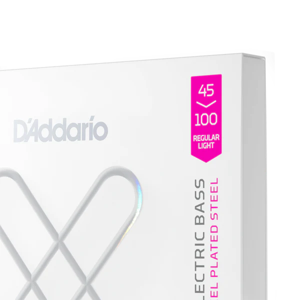 D'Addario XSB45100 XS Nickel Electric Bass Guitar Strings - .045-.100