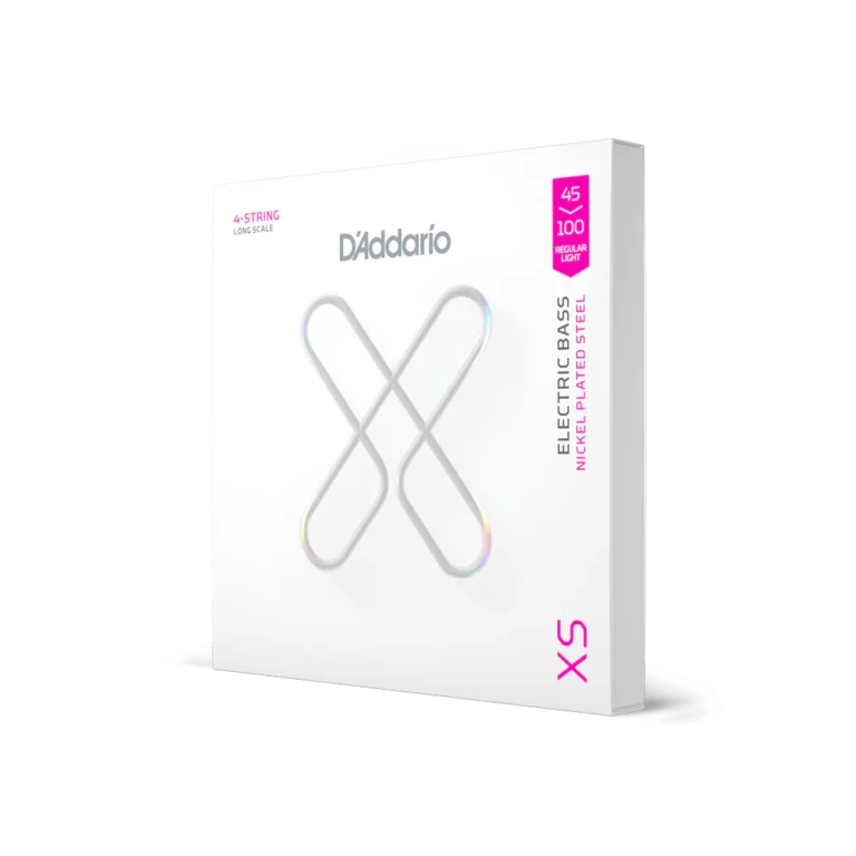 D'Addario XSB45100 XS Nickel Electric Bass Guitar Strings - .045-.100